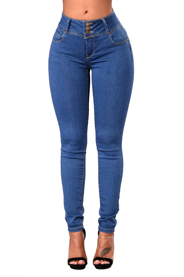 

Lovely Casual Skinny Blue Jeans