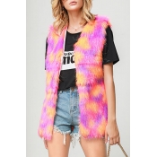 Lovely Casual Sleeveless Multicolor Vest