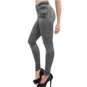 Lovely Casual Skinny Grey Jeans