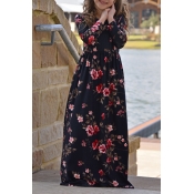 Lovely Bohemian Printed Black Girls Ankle Length D