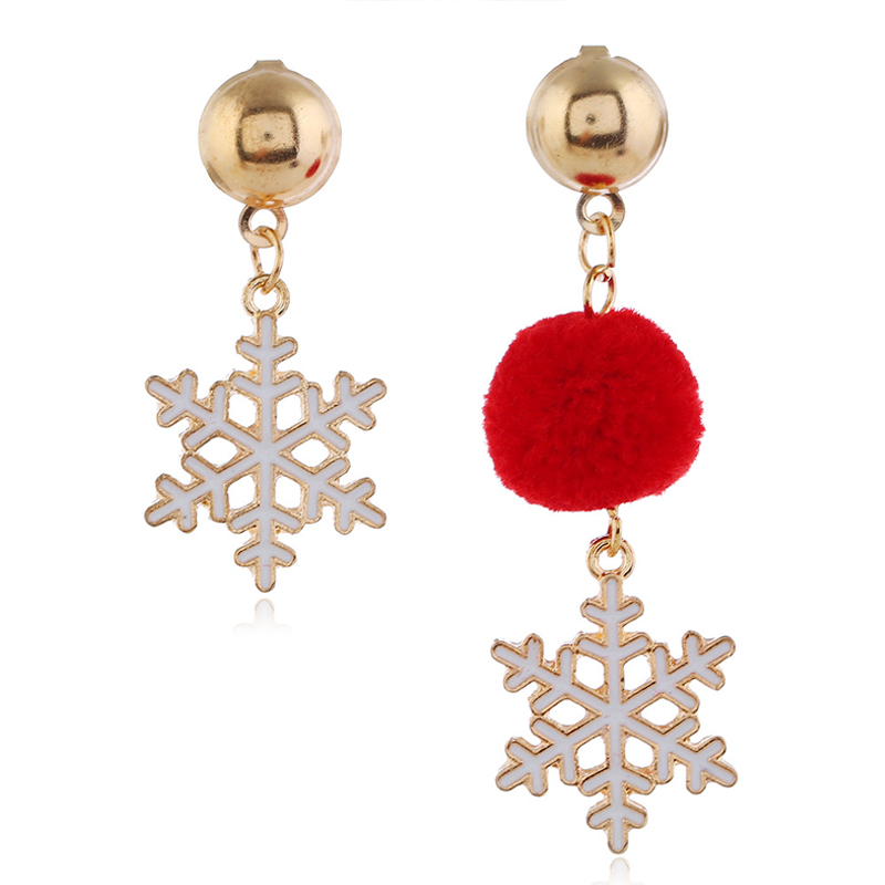 

Lovely Christmas Day Red Earring