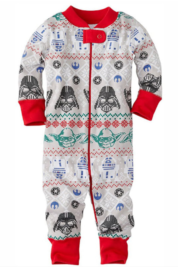 

Lovely Family Printed Grey Baby Two-piece Pants Set