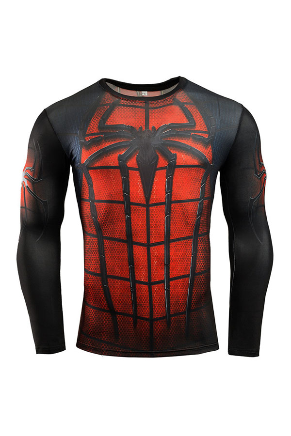 

Lovely Casual O Neck Printed Black T-shirt