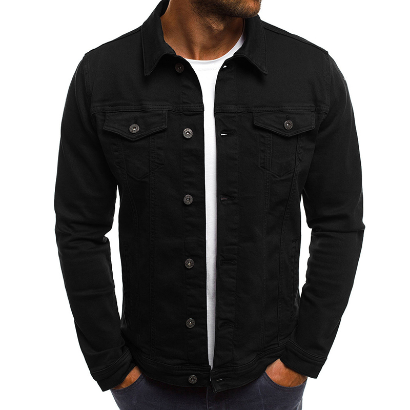 

Lovely Casual Buttons Design Black Jacket
