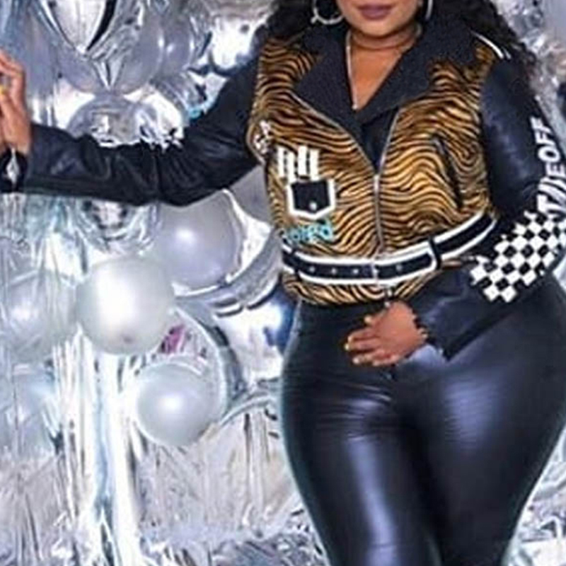 

Lovely Casual Turndown Collar Black Plus Size Coat
