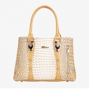 Lovely Trendy Patchwork Gold Crossbody Bag