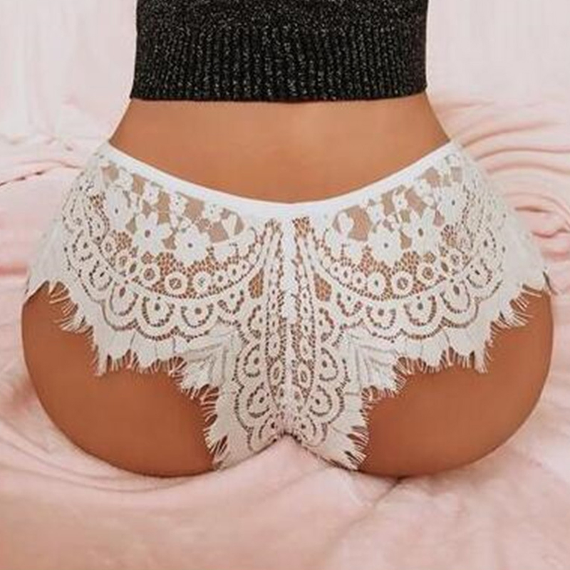 

Lovely Sexy Lace White Panties
