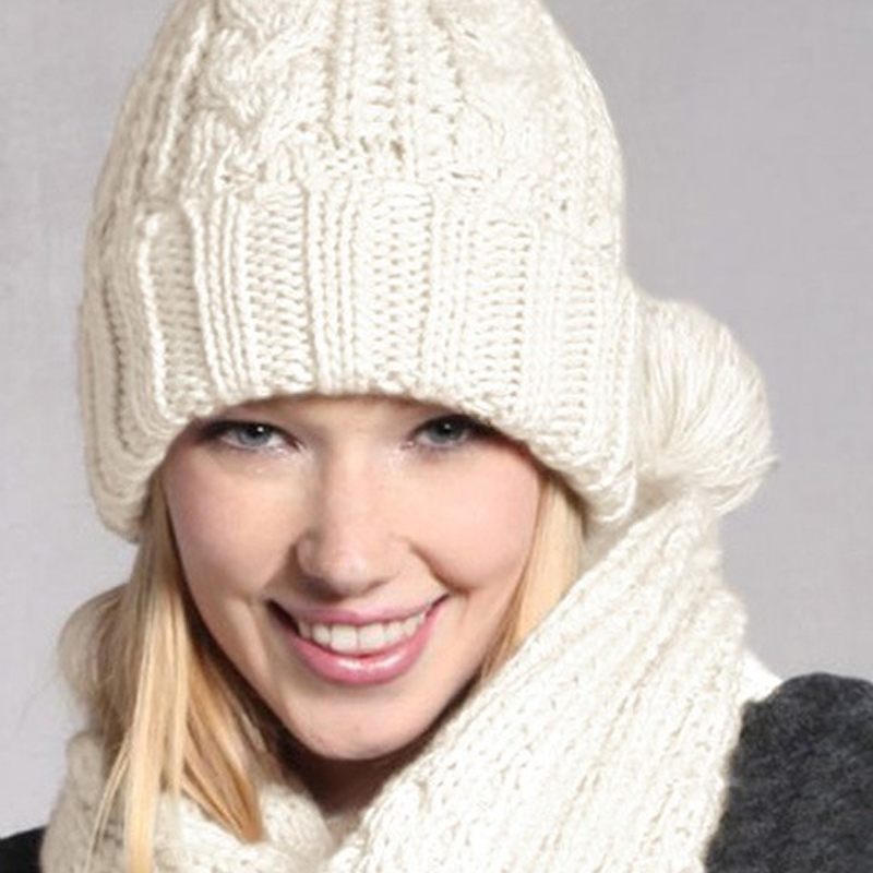 

Lovely Casual White Beanie