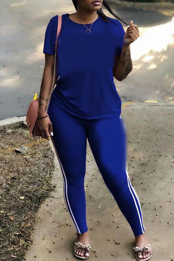 plus size royal blue pants