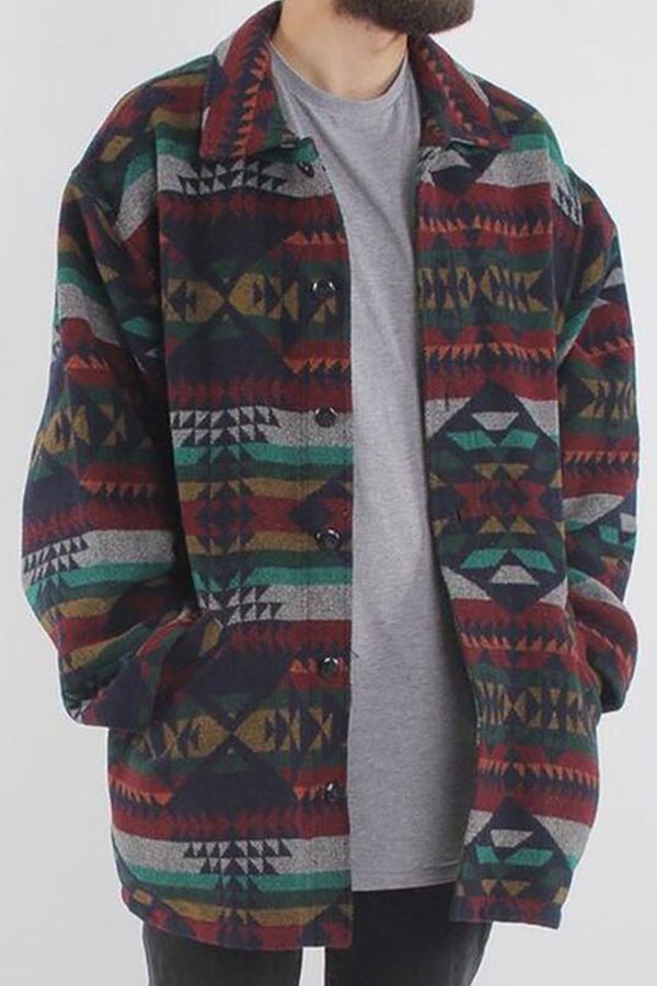 

Lovely Bohemian Print Multicolor Shirt, Multi