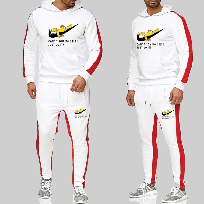 

Lovely Casual Hooded Collar White Two-piece Pants Set