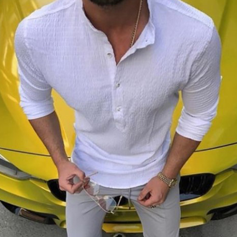 

Lovely Casual O Neck White Shirt