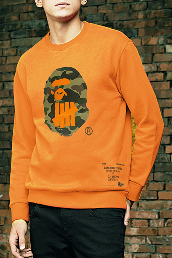 

Lovely Casual Print Croci Hoodie