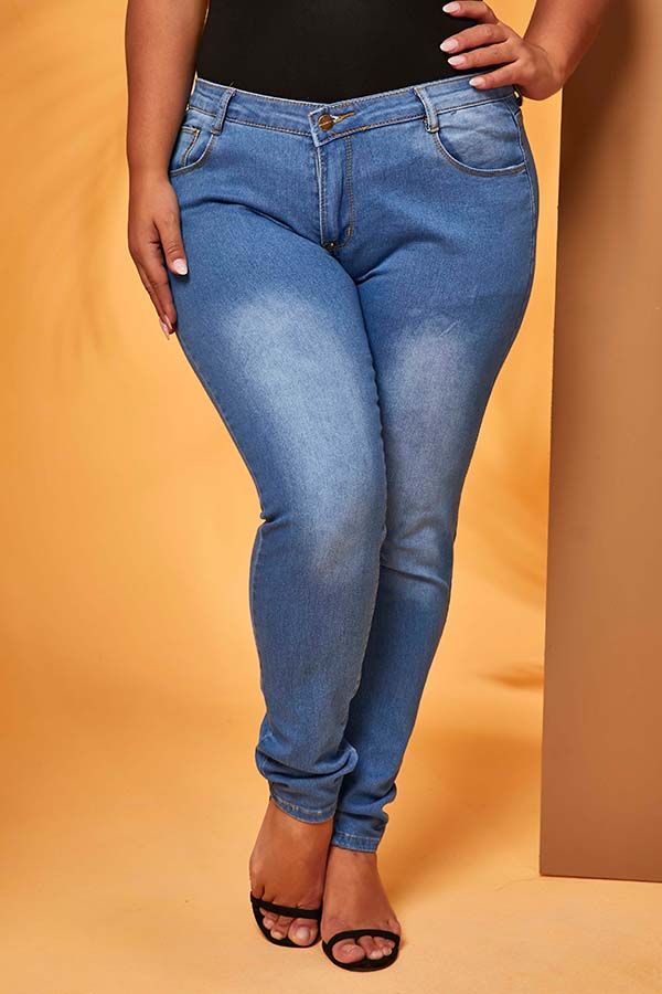 

Lovely Casual Skinny Blue Jeans