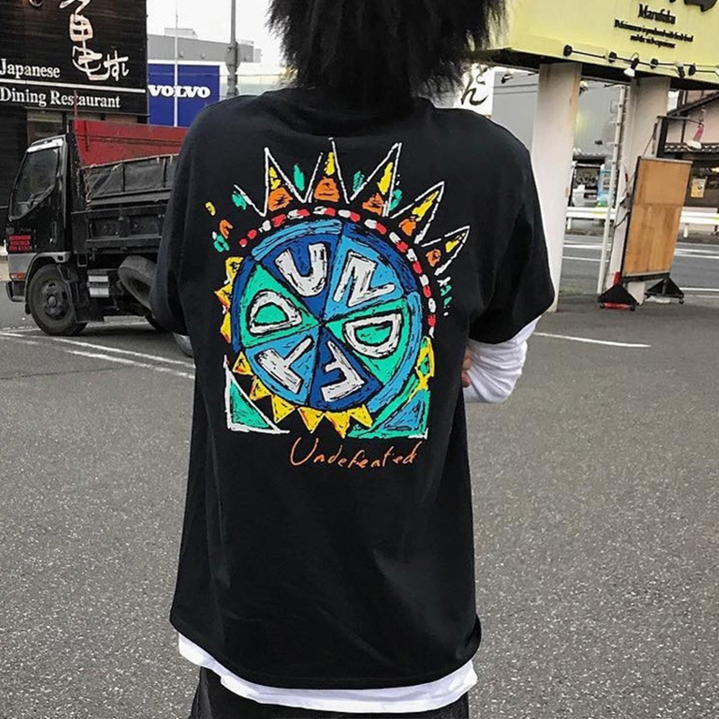 

Lovely Casual Print Black T-shirt
