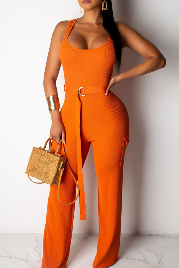

Lovely Chic Loose Croci One-piece Jumpsuit