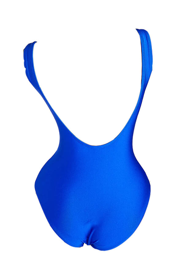 royal blue swimsuit plus size