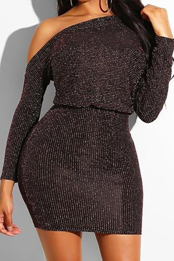

Lovely Leisure Basic Black Mini Dress