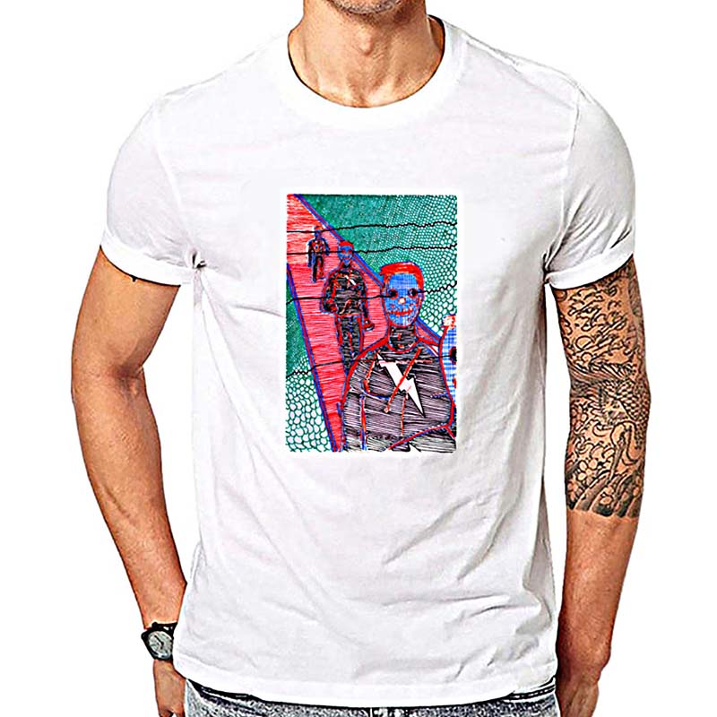 

Lovely Chic Print White T-shirt