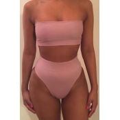 LW BASICS Plus Size Tube Top Bra Set