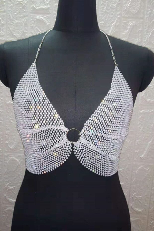 

Lovely Sexy Deep V Neck White Intimates Accessories