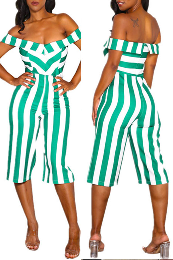 

Lovely Chic Striped One-piece Romper, Stripe