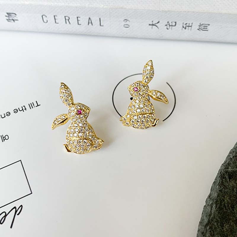 

Lovely Trendy Cartoon Gold Earring