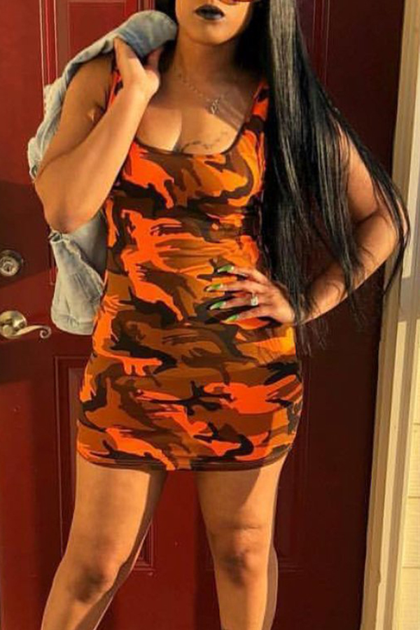 Lovely Leisure Print Croci Mini Dress
