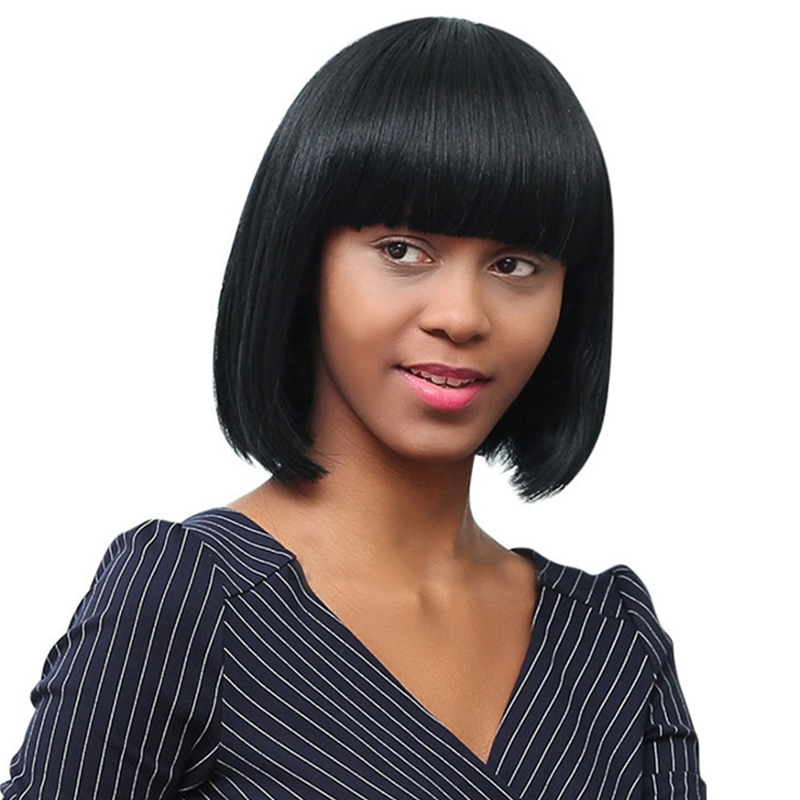 

Lovely Chic Short Black Wigs