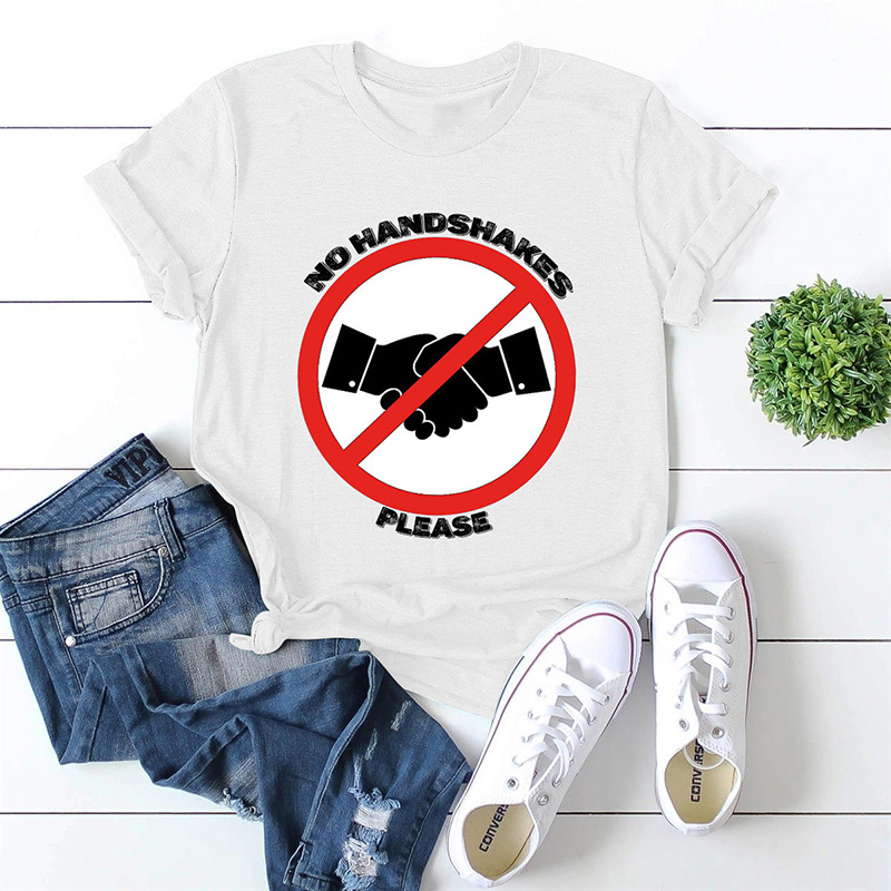 

Lovely Leisure Print White T-shirt