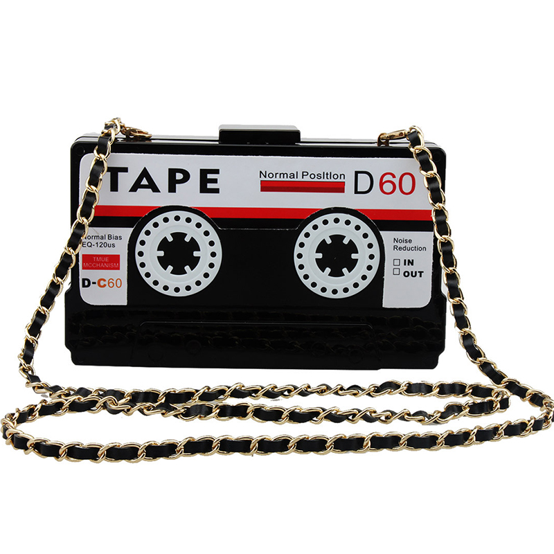 

Lovely Trendy Print Black Crossbody Bag