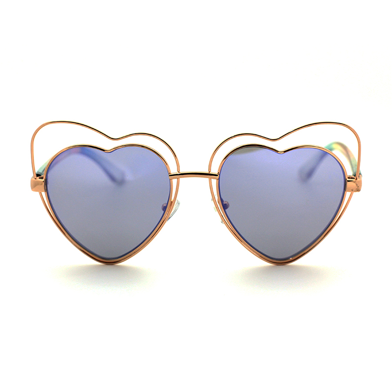 

Lovely Chic Heart Frame Multicolor Sunglasses, Multi