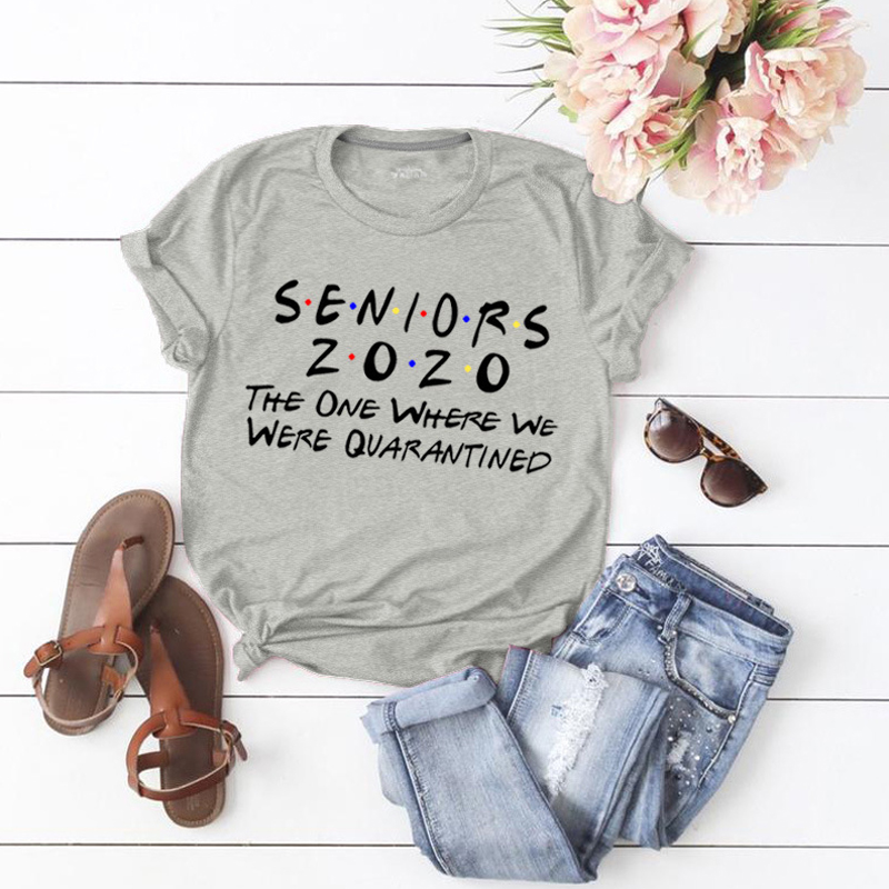 

Lovely Leisure O Neck Letter Print Grey T-shirt