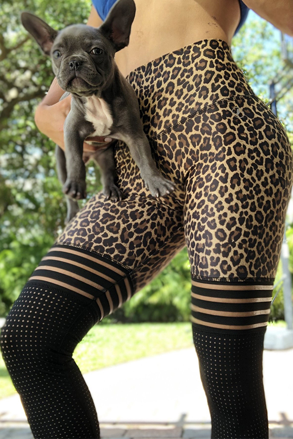 Lovely Sportswear Leopard Print Leggings