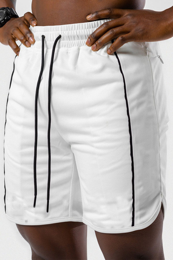 

Lovely Sportswear Lace-up White Shorts