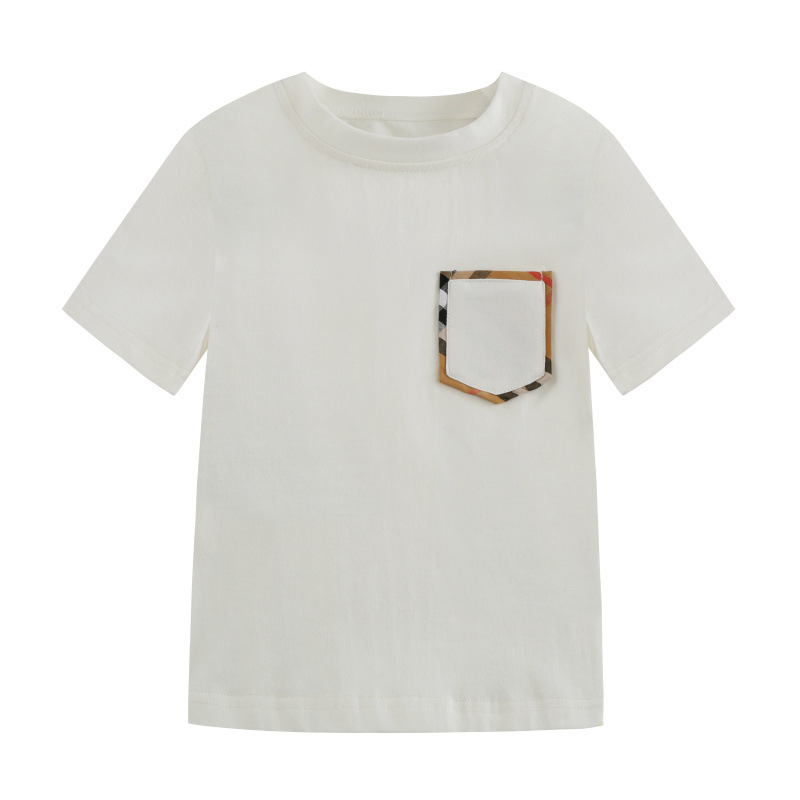 

Lovely Leisure Patchwork White Boys T-shirt