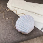Lovely Trendy Shell White Crossbody Bag
