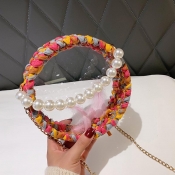 Lovely Chic See-through Multicolor Crossbody Bag