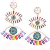 Lovely Trendy Hollow-out Multicolor Earring