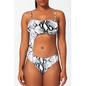 Lovely Leopard Print Bathing Suit One-piece Swimsu