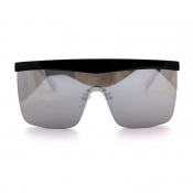 Lovely Trendy Rimless Black Sunglasses