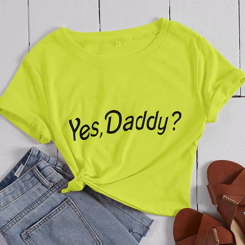 

Lovely Leisure Letter Print Green T-shirt