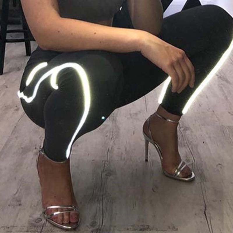

Lovely Sportswear Patchwork Black Pants