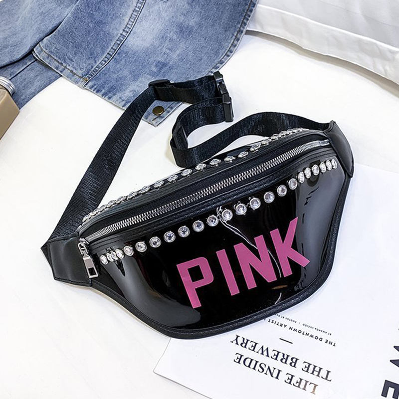 

Lovely Trendy Zipper Design Black Crossbody Bag