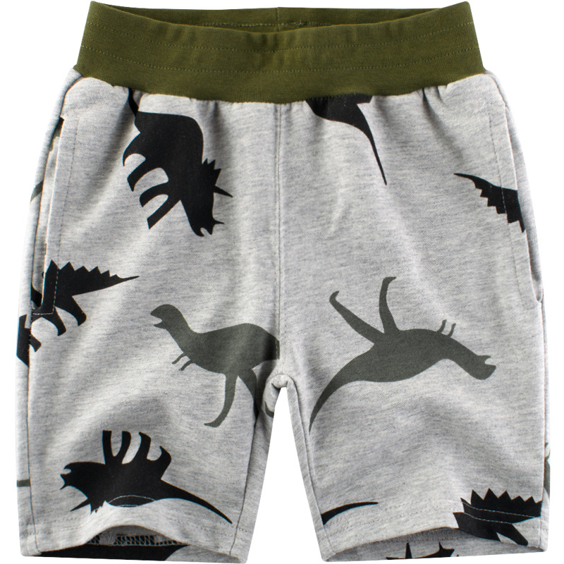 

Lovely Trendy Print Grey Boy Shorts