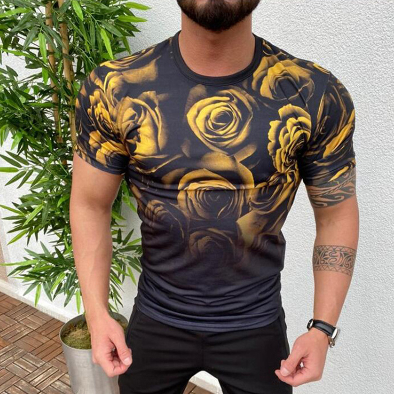 

Lovely Casual Print Multicolor T-shirt, Multi