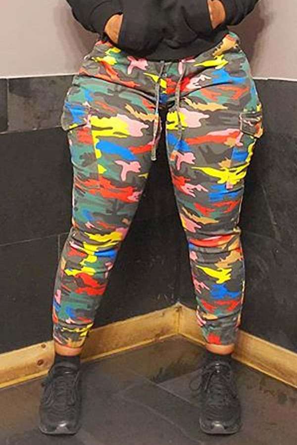 

Lovely Leisure Camo Print Pants