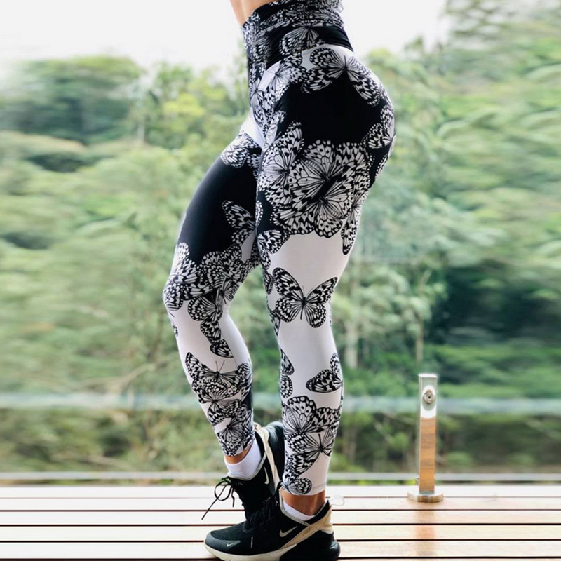 

Lovely Sportswear Print Black Plus Size Pants