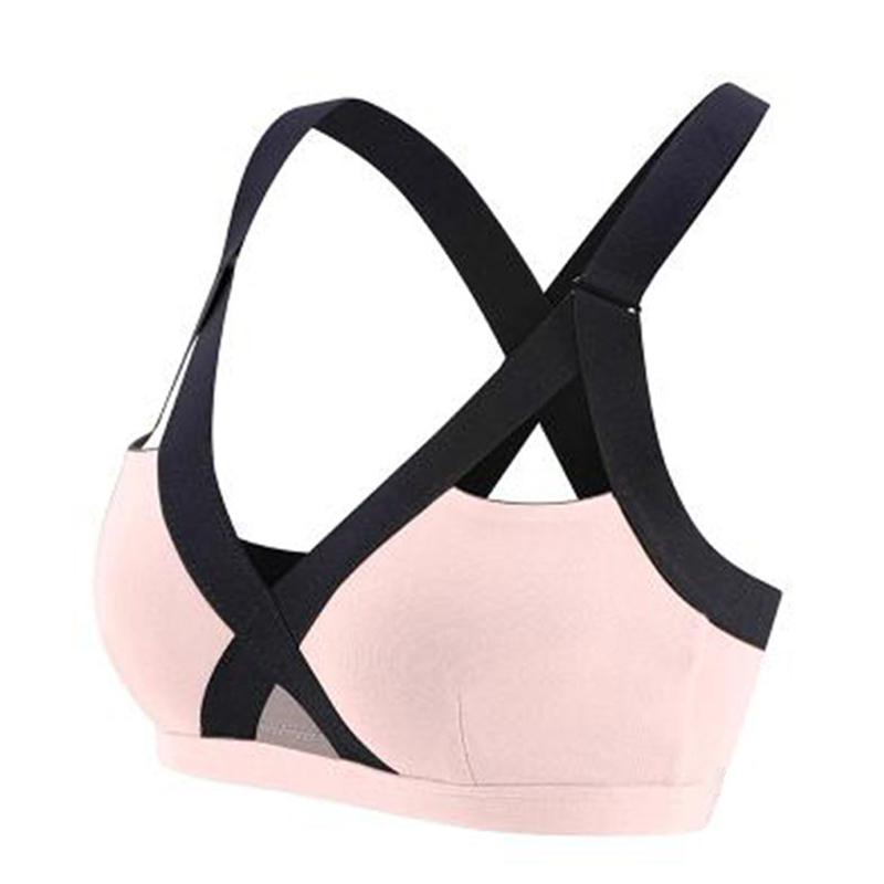 

Lovely Sportswear Hollow-out Pink Bras