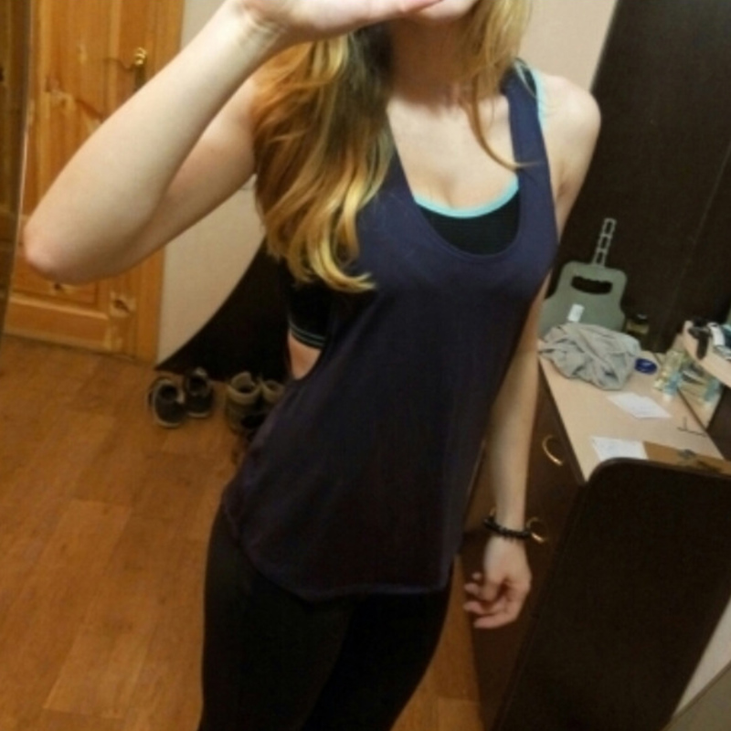 

Lovely Sportswear Hollow-out Black Camisole